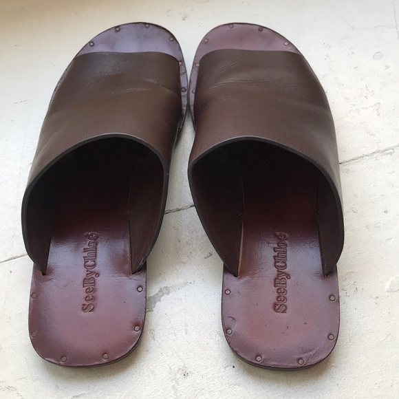 Barely worn See by Chloe Romy slides - Picture 3 of 4